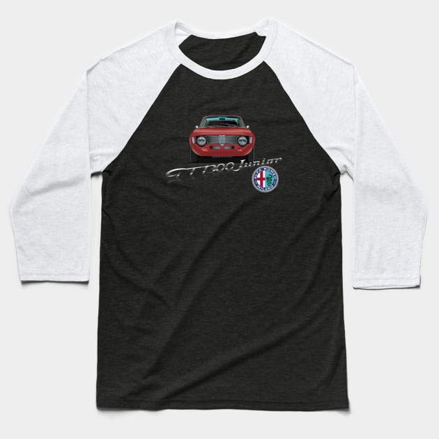 Alfa Romeo GT 1300 Junior Baseball T-Shirt by fmDisegno